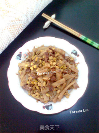 旧貌换新颜---豆芽肉丝炒饼的做法