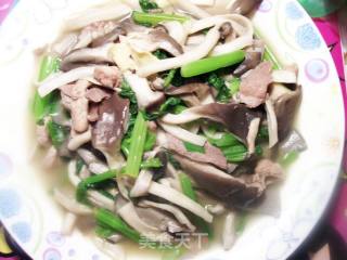 蘑菇炒肉的做法