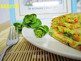 蔬菜鸡蛋饼的做法