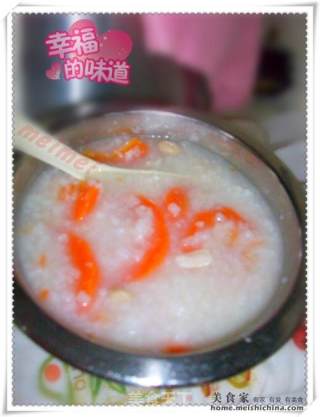 宝宝吃得香@@蚝干花生萝卜粥
