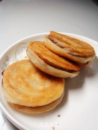 豆沙盘丝饼的做法