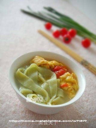 韭汁柳叶面的做法