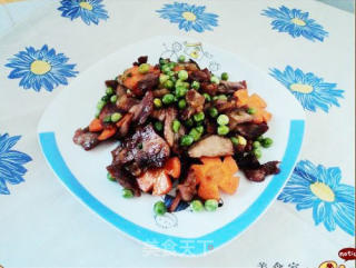 豌豆炒腊肉的做法