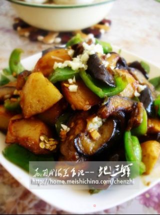 免炸版地三鲜的做法