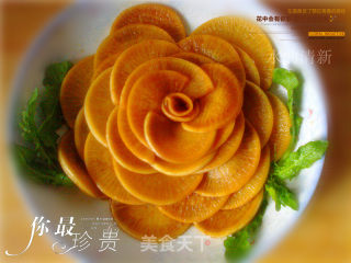 花开富贵－简易版糖醋萝卜的做法