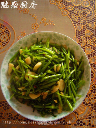 蒜蓉茼蒿的做法
