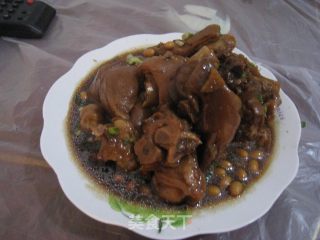黄豆猪脚的做法