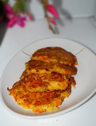 土豆胡萝卜煎饼的做法