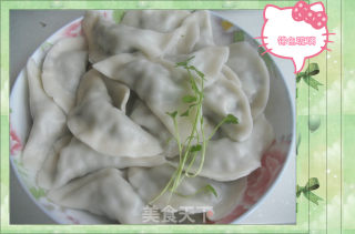 荠菜肉馅饺子的做法
