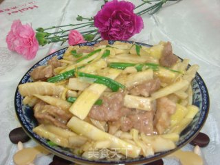 肉片炒春笋的做法