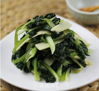 塔菜炒笋的做法