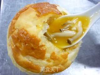 酥皮海鲜盅的做法