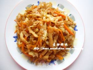 素炒饼丝的做法