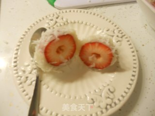 草莓大福~香甜的美味的做法