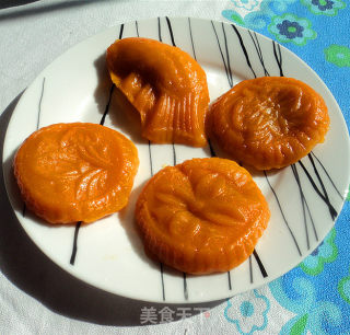 蒸栗子馅番薯饼的做法