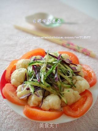 生拌甘蓝菜花的做法