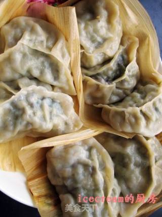 苔菜香菇蒸饺的做法
