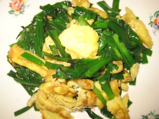 韭菜炒鸡蛋的做法