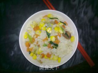 胡萝卜玉米蛋炒饭