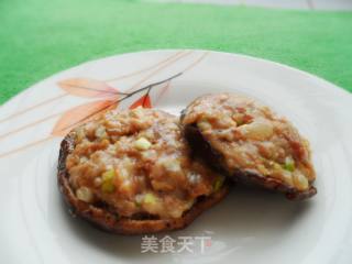 烤香菇酿肉的做法