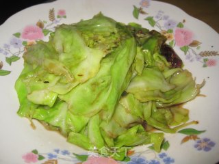 炝炒莲花白的做法
