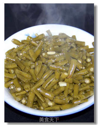 炒酸豆角的做法
