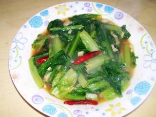 蒜蓉莴苣叶的做法