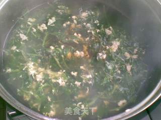 菊花脑鸭蛋汤的做法