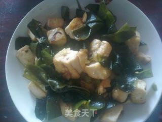 海带结烧豆腐的做法