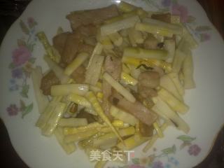 肉炒笋的做法