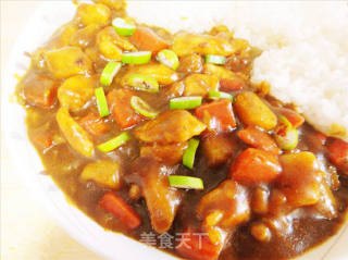 咖喱鸡饭的做法