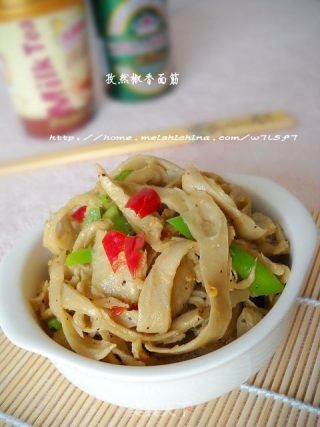 孜然椒香面筋的做法