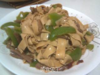 东北菜-尖椒豆皮
