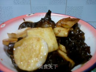 黑木耳炒山药的做法