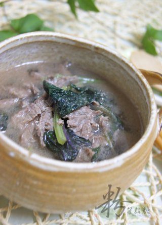 紫苏浸牛肉的做法