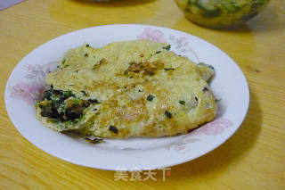 鲜嫩韭菜鸡蛋饼的做法