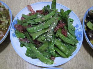 腊炒荷兰豆的做法