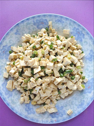 小葱拌豆腐的做法