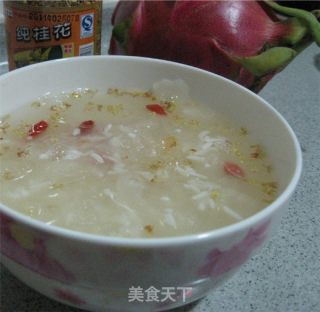 桂花银耳酒酿羹的做法