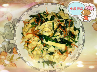 干豆腐炒韭菜的做法
