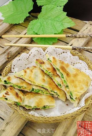 韭菜鸡蛋饼的做法