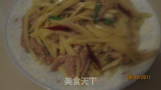 土豆肉丝的做法