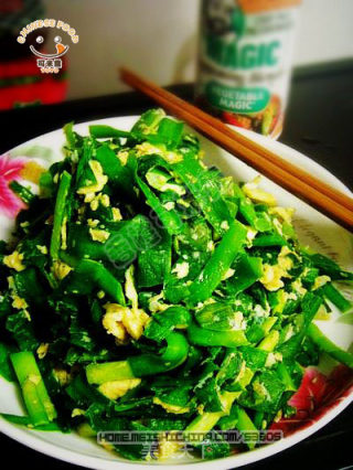 韭菜炒蛋的做法