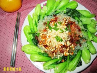 菜芯粉丝的做法