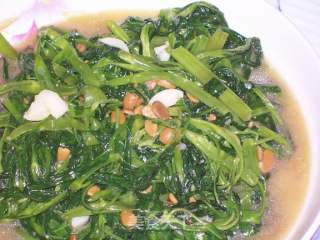 豆酱炒通心菜的做法