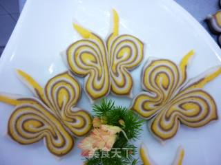 蝴蝶花卷的做法