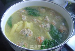 米豆腐肉丸汤的做法