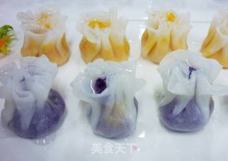 水晶双色烧卖的做法