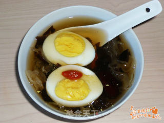黑白木耳鸡蛋糖水