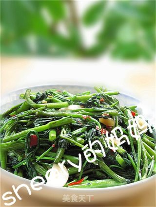辣炒空心菜的做法
